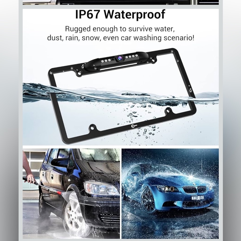 Waterproof Rear-View Camera and Monitor Set - Picture 5 of 10
